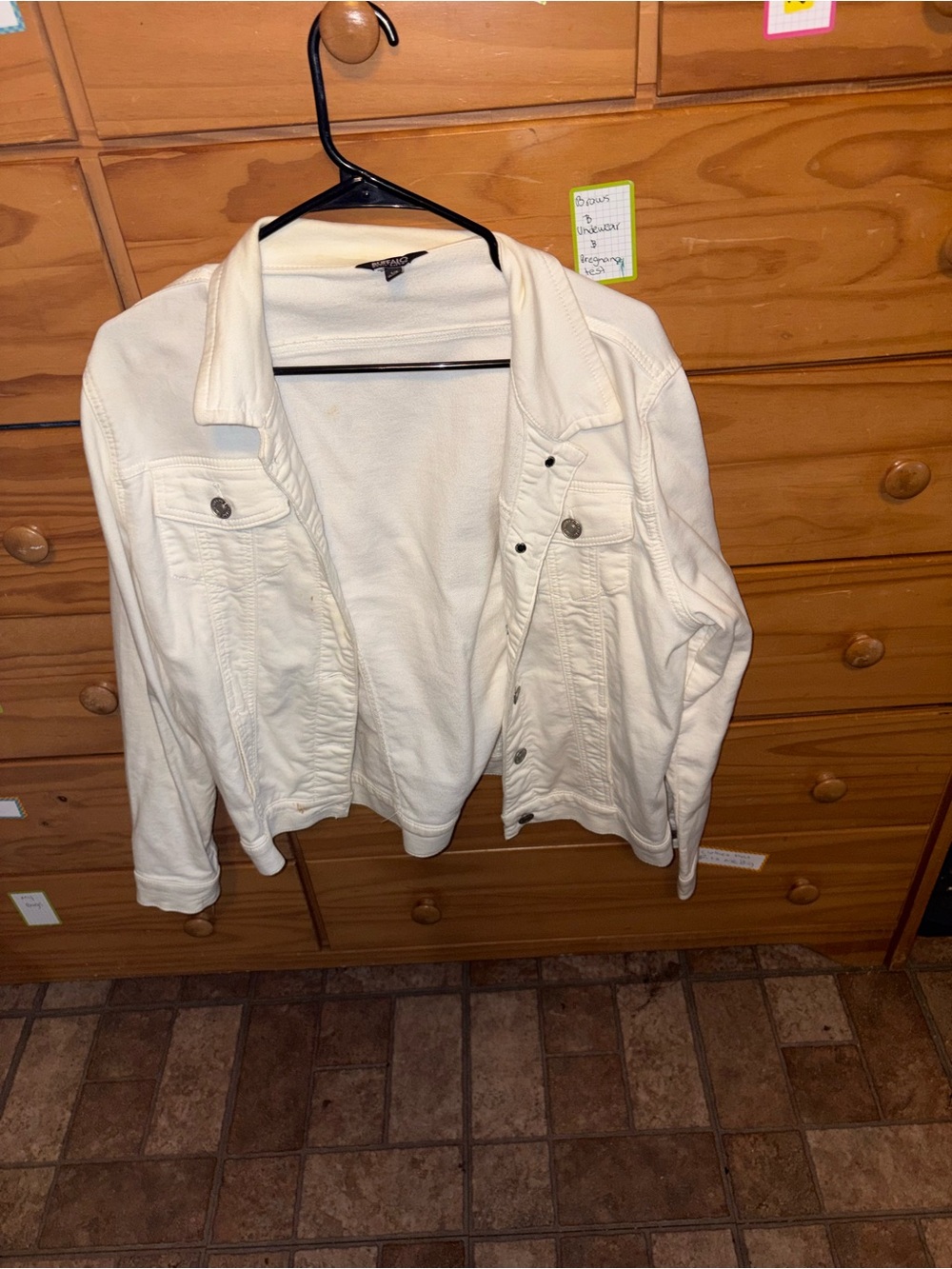 Buffalo David Bitton Off-White Denim Jacket